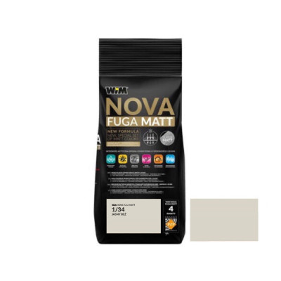 Заповнювач швів світлий беж WIM NOVA FUGA MATT 1/34, 2 кг