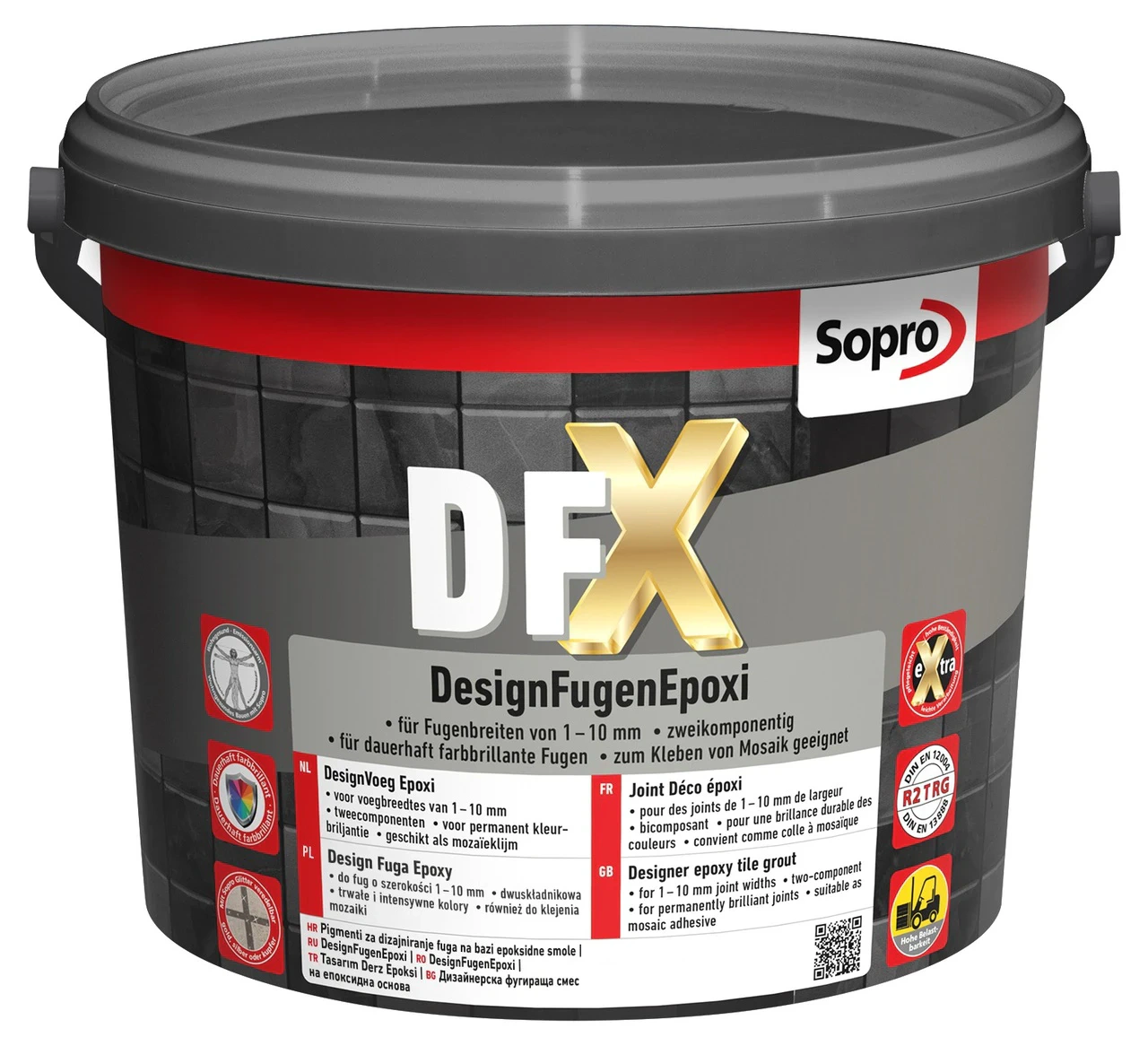 Эпоксидная фуга Sopro DFX 1212 пергамон №27 (3 кг)