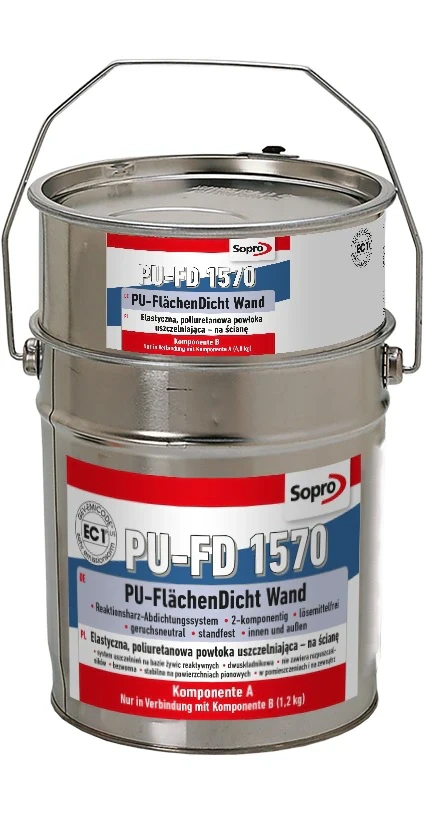 Гидроизоляционная смесь двухкомпонентная Sopro PU-FD 1570 (6 кг)