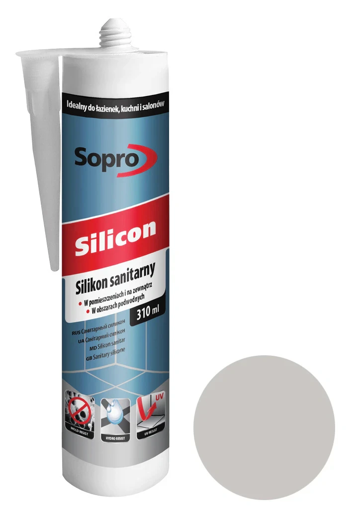 Силикон Sopro Silicon 036 серебряно-серый №17 (310 мл)