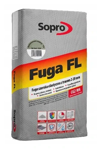 Затирка для швов Sopro FL 529 бетонно-серая №14 (25 кг)