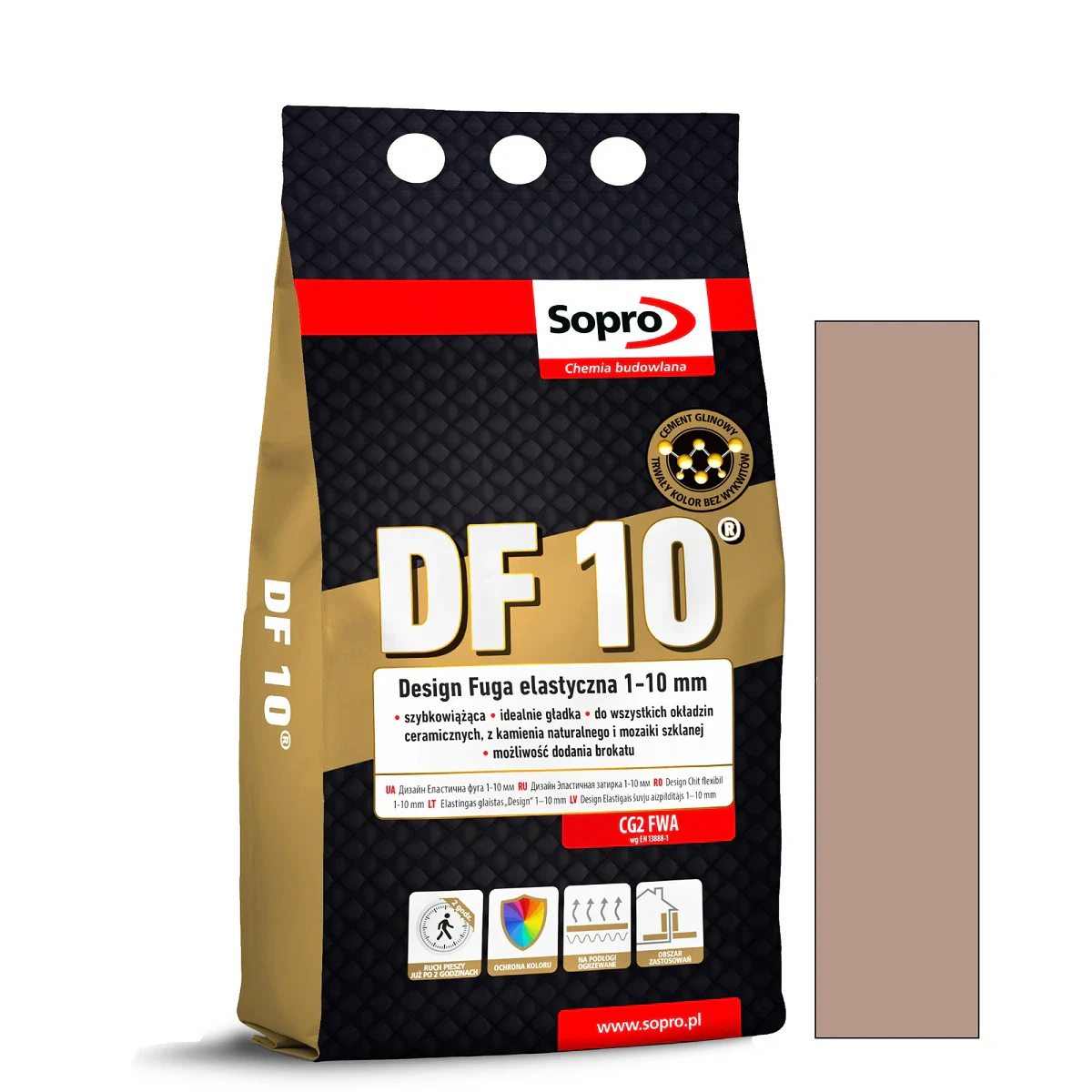 Затирка для швов Sopro DF 10 1068A карамель №38 (4 кг)