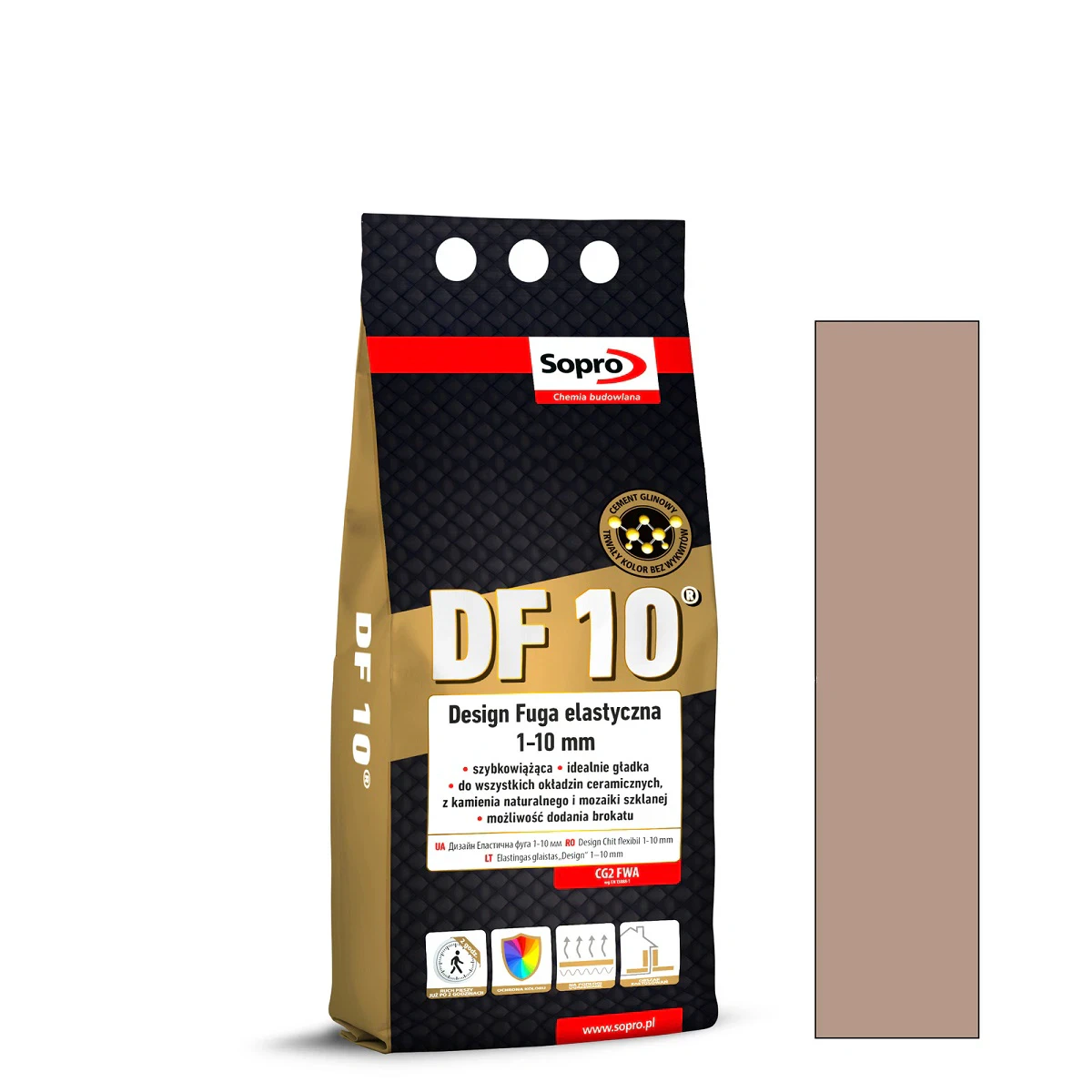 Затирка для швов Sopro DF 10 1068A карамель №38 (2 кг)