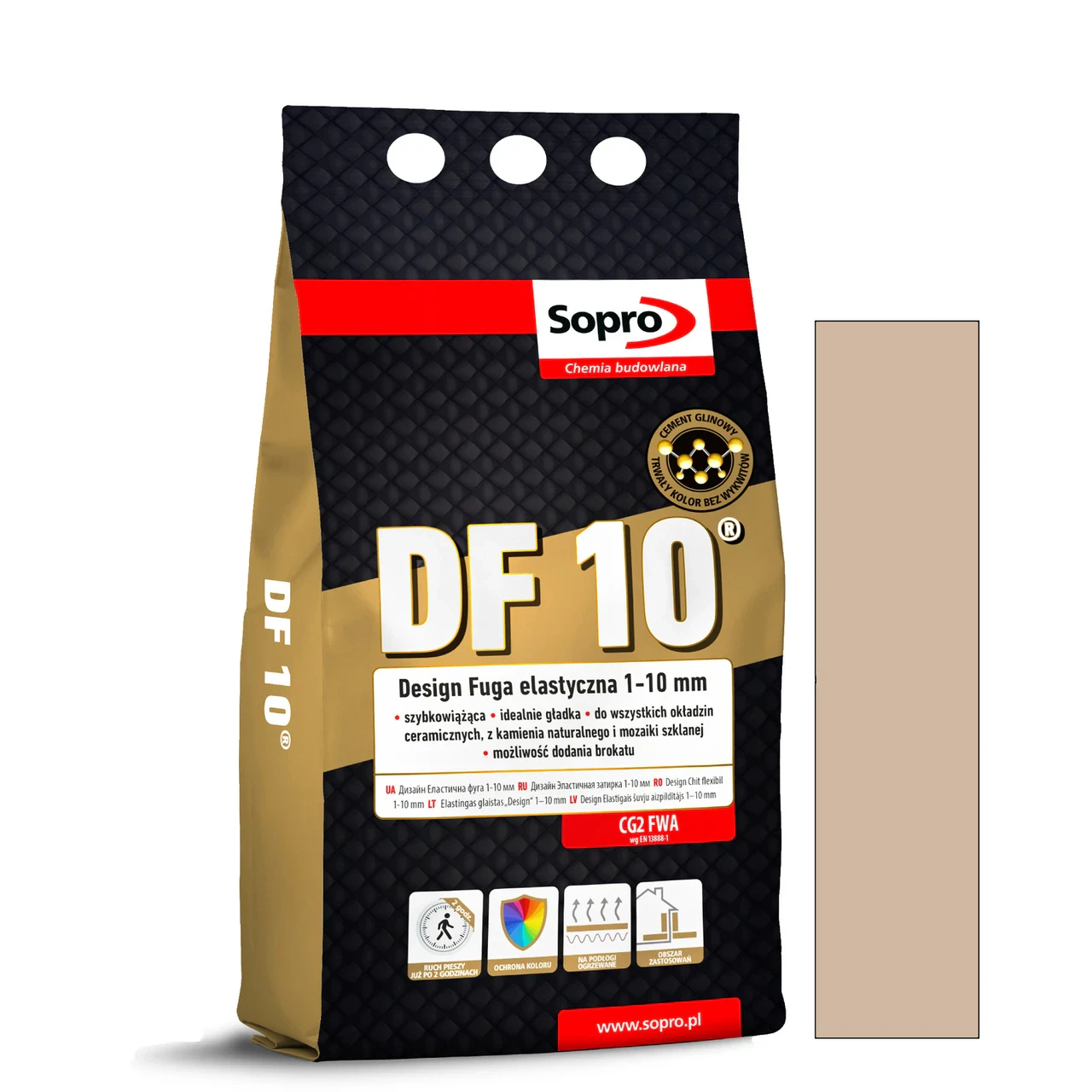 Затирка для швов Sopro DF 10 1079A анемон №35 (4 кг)