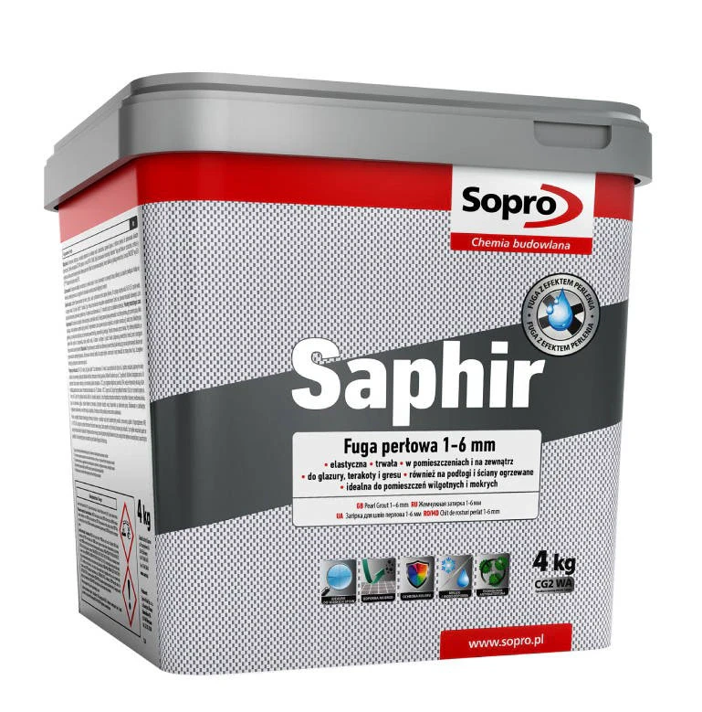 Затирка для швов Sopro Saphir 9521 коричневая №52 (4 кг)