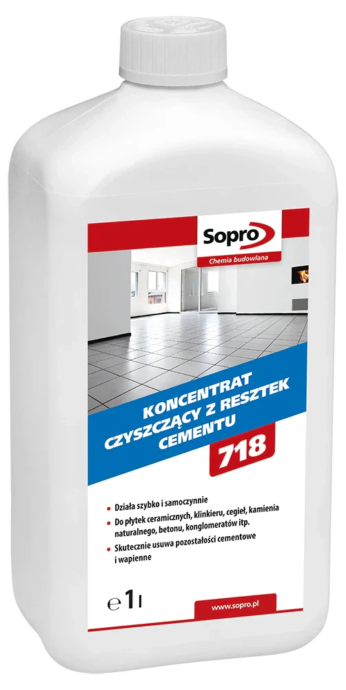 Концентрат для очистки от остатков цемента Sopro ZE 718 (1 л)
