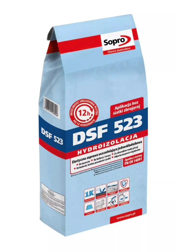 Гидроизоляционная смесь Sopro DSF 523 (4 кг)