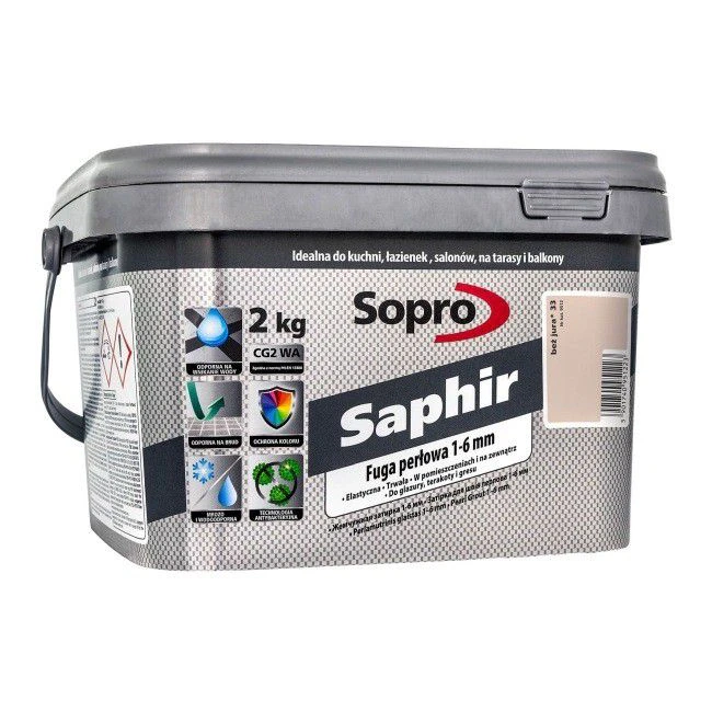 Затирка для швов Sopro Saphir 9512 беж юрский №33 (2 кг)