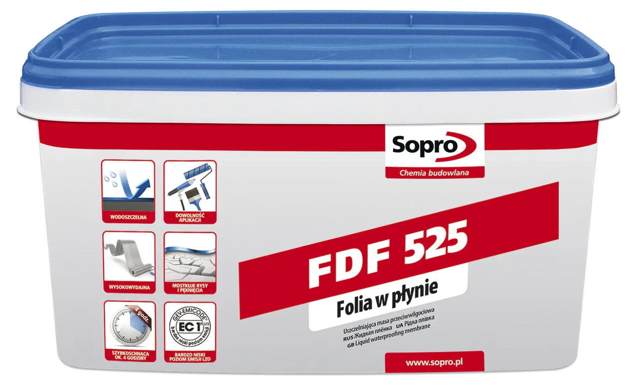 Гидроизоляционный раствор Sopro FDF 525 (3 кг)