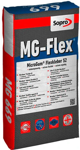 Клей для плитки Sopro MG-Flex S2 669 (15 кг)