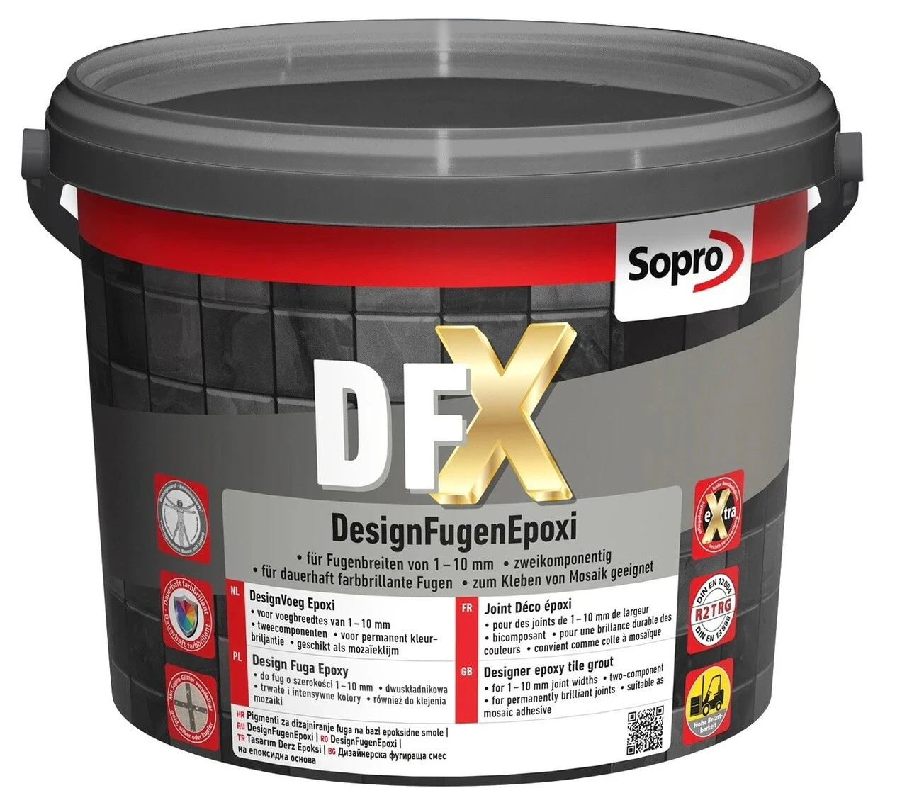 Эпоксидная фуга Sopro DFX 1205 серый №15 (5 кг)