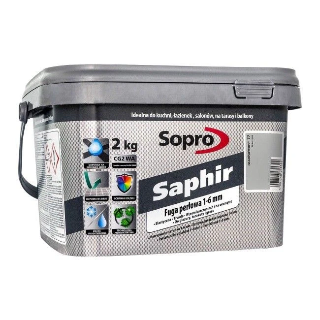Затирка для швов Sopro Saphir 9513 манхэттен №77 (2 кг)