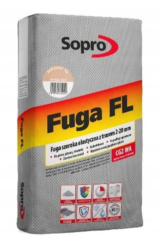 Затирка для швов Sopro FL 624 беж юрская №33 (25 кг)