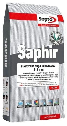 Затирка для швів Sopro Saphir 9513 манхеттен №77 (3 кг)