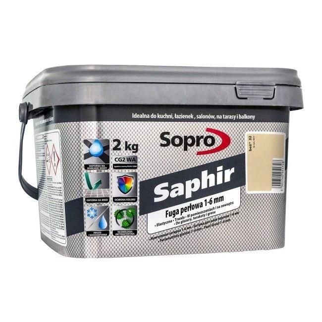 Затирка для швов Sopro Saphir 9517 бежевая №32 (2 кг)
