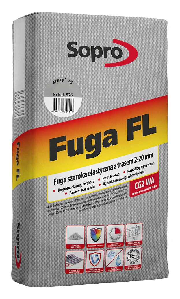 Затирка для швов Sopro FL 526 серая №15 (25 кг)
