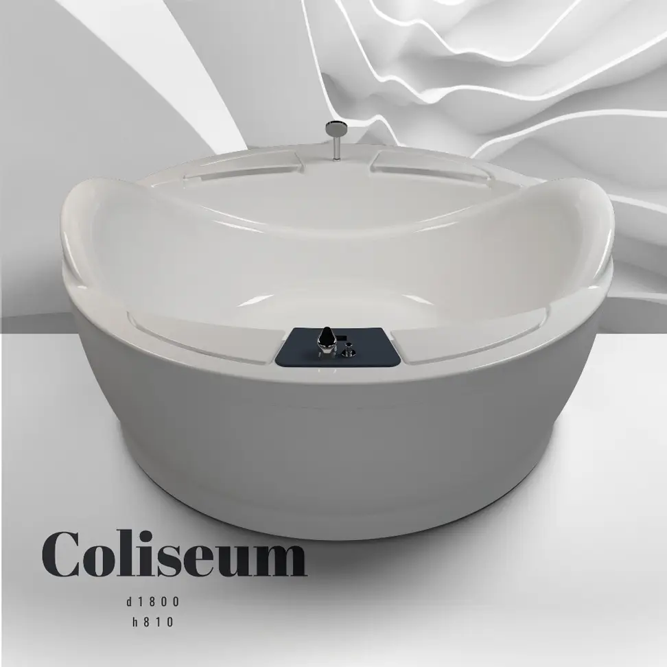 Гідромасажна Ванна WGT Coliseum Ø180см ванна+ Hydro & Aero + сифон без наповнення