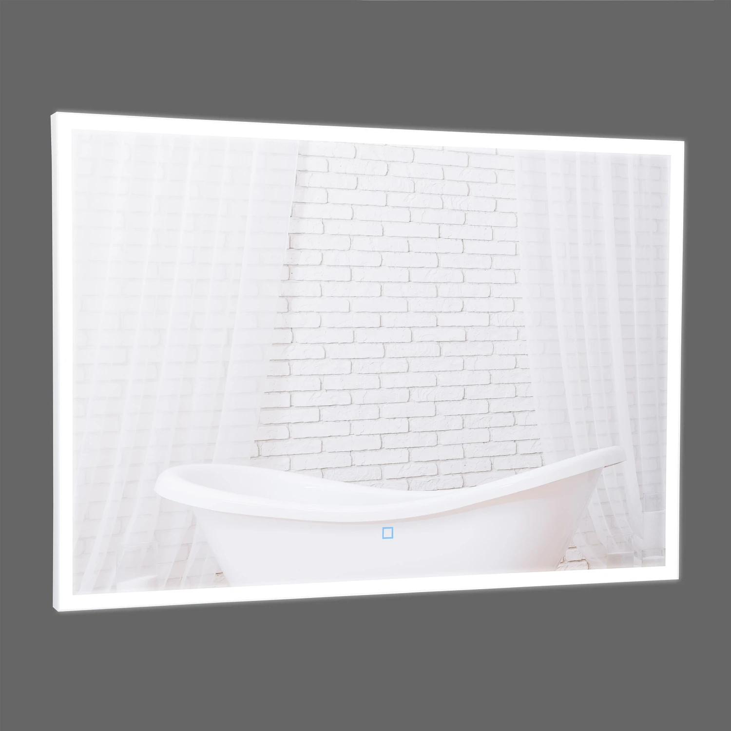 Зеркало "Luce" white 100x70 sensor с подсветкой Зеркало "Luce" white 100x70 sensor с подсветкой