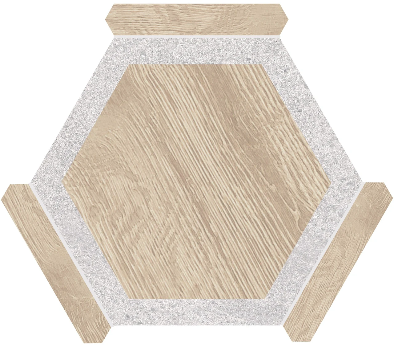 Плитка керамогранітна Oregon Gris Haya 220x250 Monopole