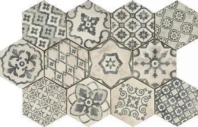 Плитка керамогранітна RGL3 Eden Esagona Romance Cotone 182x210 Ragno
