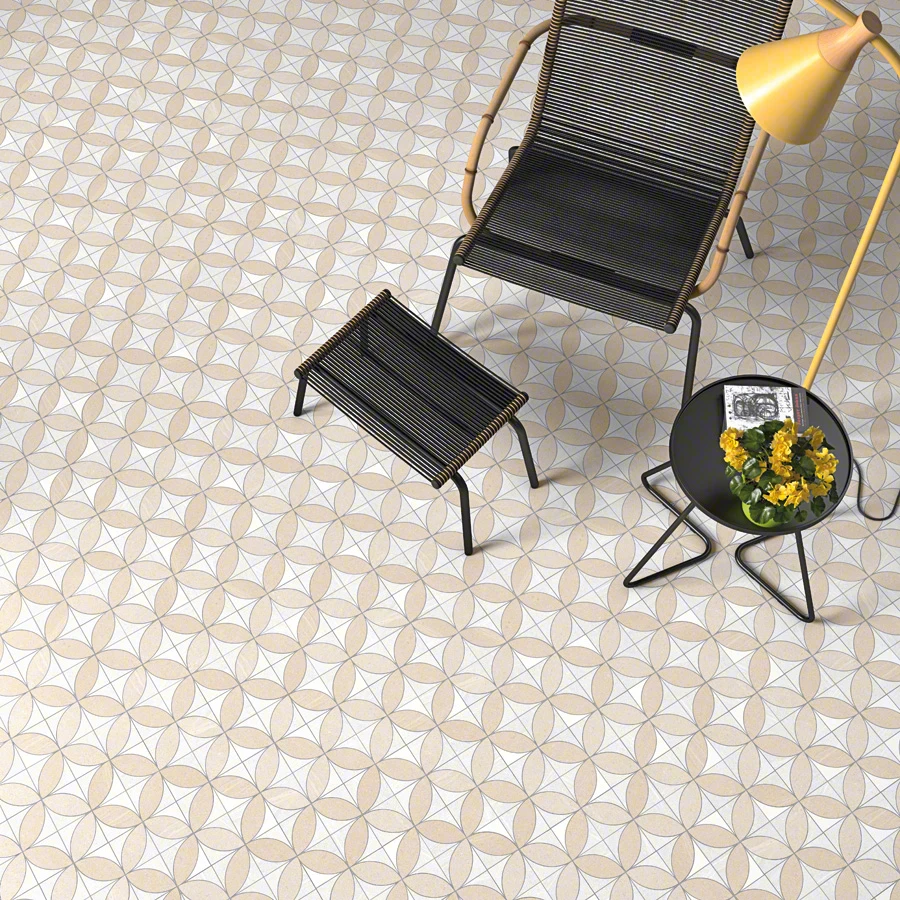 Плитка керамогранітна Seine Bezons-R Crema RECT 150x150x8 Vives Плитка керамогранітна Seine Bezons-R Crema RECT 150x150x8 Vives