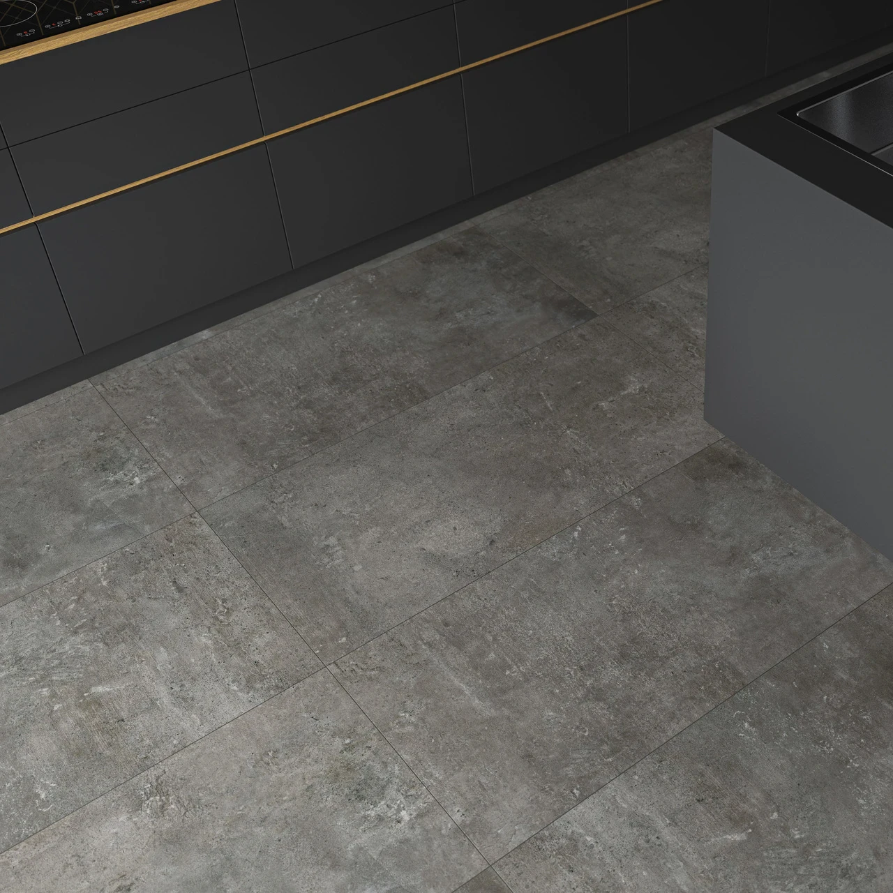 Плитка керамогранітна Softcement Graphite POL 597x1197x8 Cerrad Плитка керамогранітна Softcement Graphite POL 597x1197x8 Cerrad
