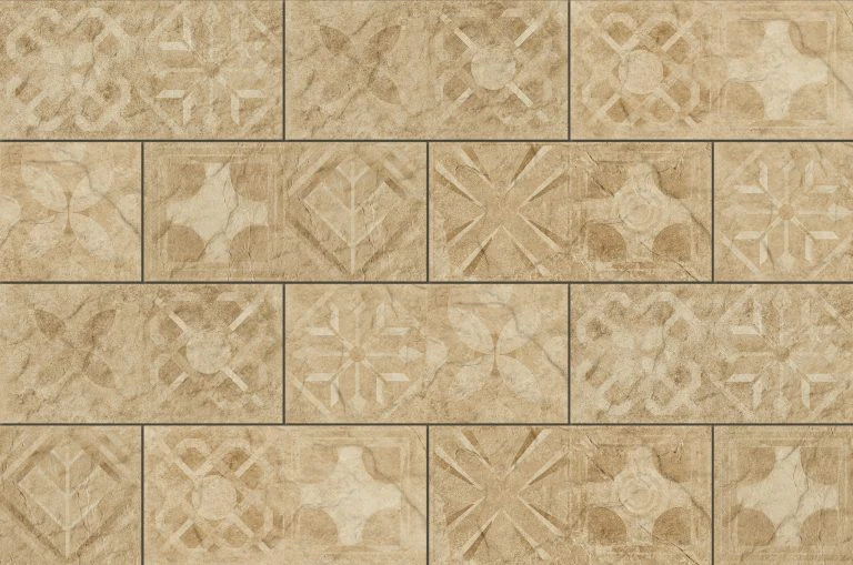 Плитка фасадна Torstone Beige Decor 148x300x9 Cerrad