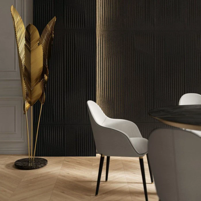 Плитка стеновая Cold Princess Black RECT STR 398x1198x11 Paradyz Плитка стеновая Cold Princess Black RECT STR 398x1198x11 Paradyz