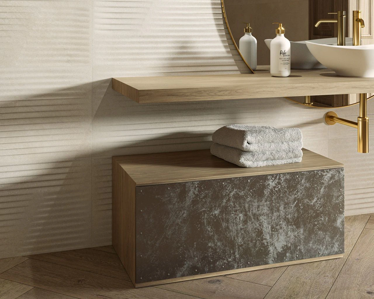 Плитка стеновая Mystic Shadows Beige RECT STR 398x1198x11 Paradyz Плитка стеновая Mystic Shadows Beige RECT STR 398x1198x11 Paradyz