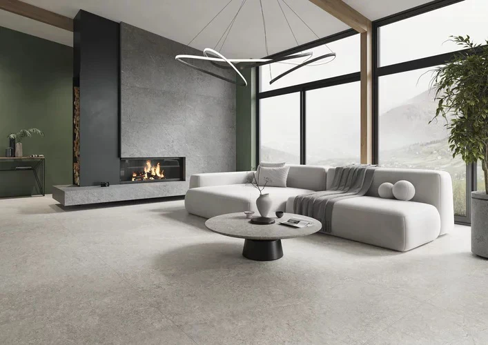 Плитка керамогранітна Misty Rock Graphite SZKL RECT MAT 1198x1198 Paradyz Плитка керамогранітна Misty Rock Graphite SZKL RECT MAT 1198x1198 Paradyz