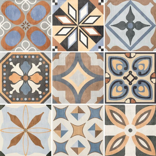 Плитка керамогранитная CSAPCOMX20 Patchwork Colors Mix 200x200x10 Sant'agostino