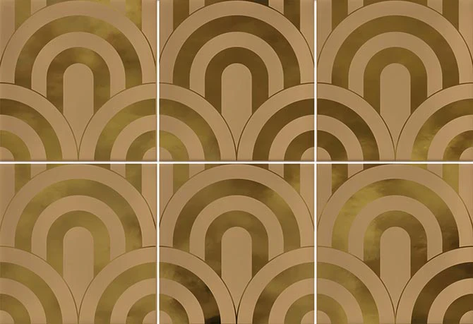 Декор Hanami Takada Caramelo Oro 230x335x9,1 Vives
