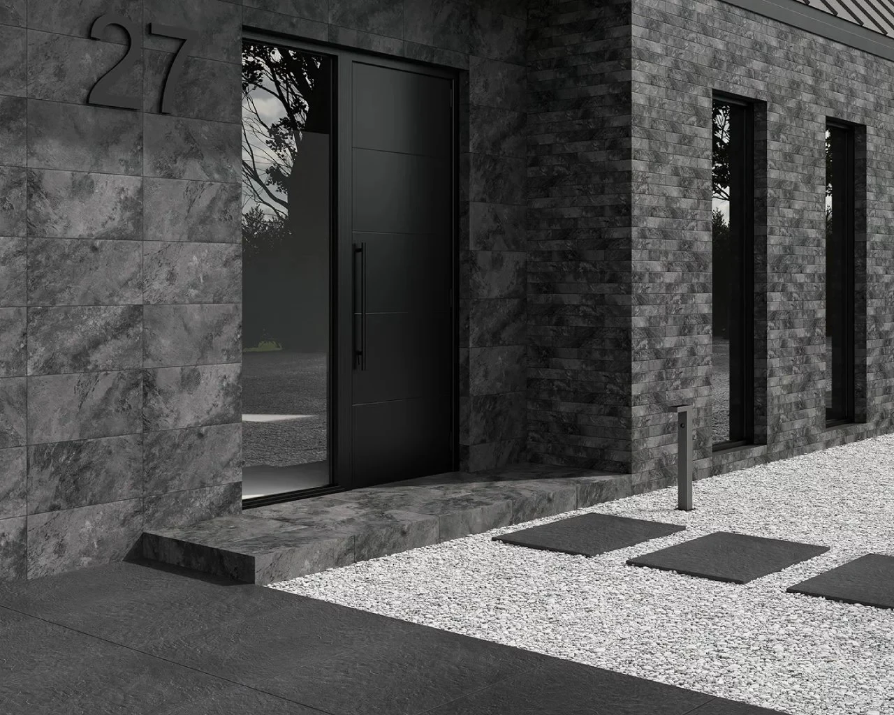 Плитка фасадна Ardis Dark STR 66x400 Paradyz Плитка фасадна Ardis Dark STR 66x400 Paradyz
