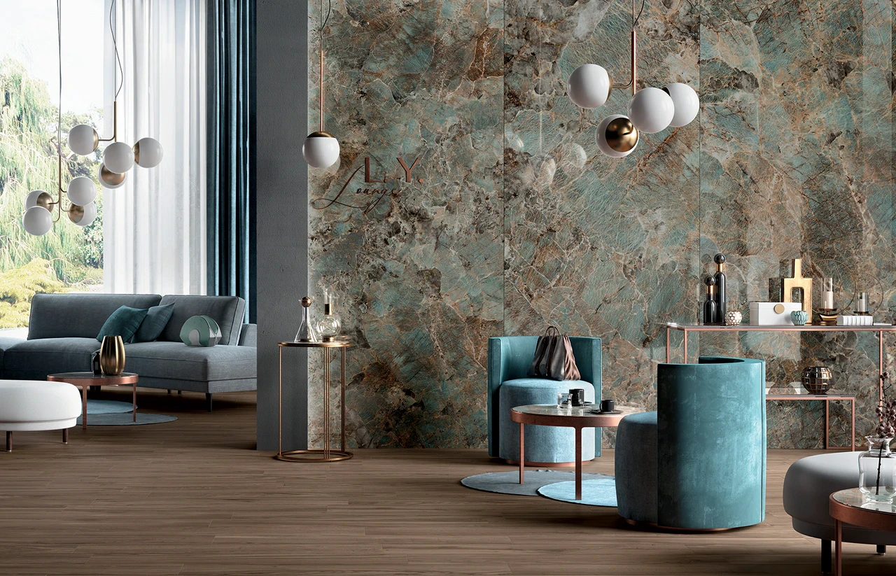 Плитка керамогранітна Cosmopolitan CP 07 Amazzonite LUC SQ POL 800x800x9 Mirage Плитка керамогранітна Cosmopolitan CP 07 Amazzonite LUC SQ POL 800x800x9 Mirage