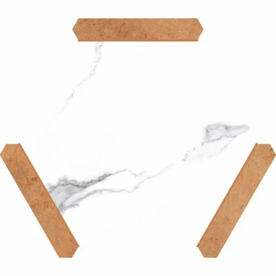 Плитка керамогранітна Menorca Calacatta 220x250 Monopole
