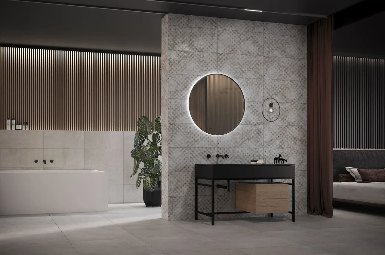 Декор CCR68-1 Damasco Grey RECT 300x600 Ceramika Color Декор CCR68-1 Damasco Grey RECT 300x600 Ceramika Color