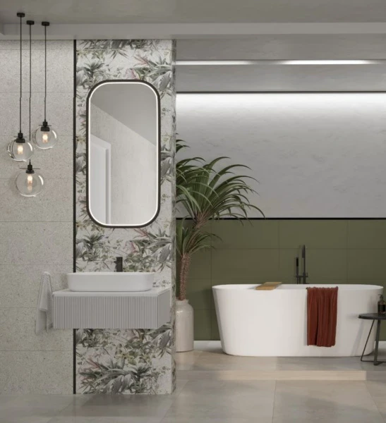 Плитка стінова CKR19-1 Olive RECT 300x600 Ceramika Color Плитка стінова CKR19-1 Olive RECT 300x600 Ceramika Color