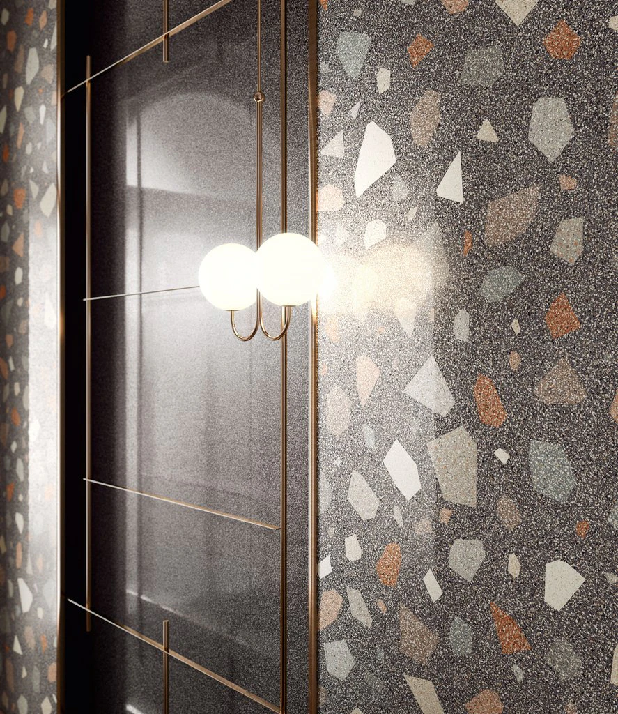 Плитка керамогранитная CSANDPDL90 Newdeco Palladian Dark LEV POL 900x900x10 Sant'agostino Плитка керамогранитная CSANDPDL90 Newdeco Palladian Dark LEV POL 900x900x10 Sant'agostino