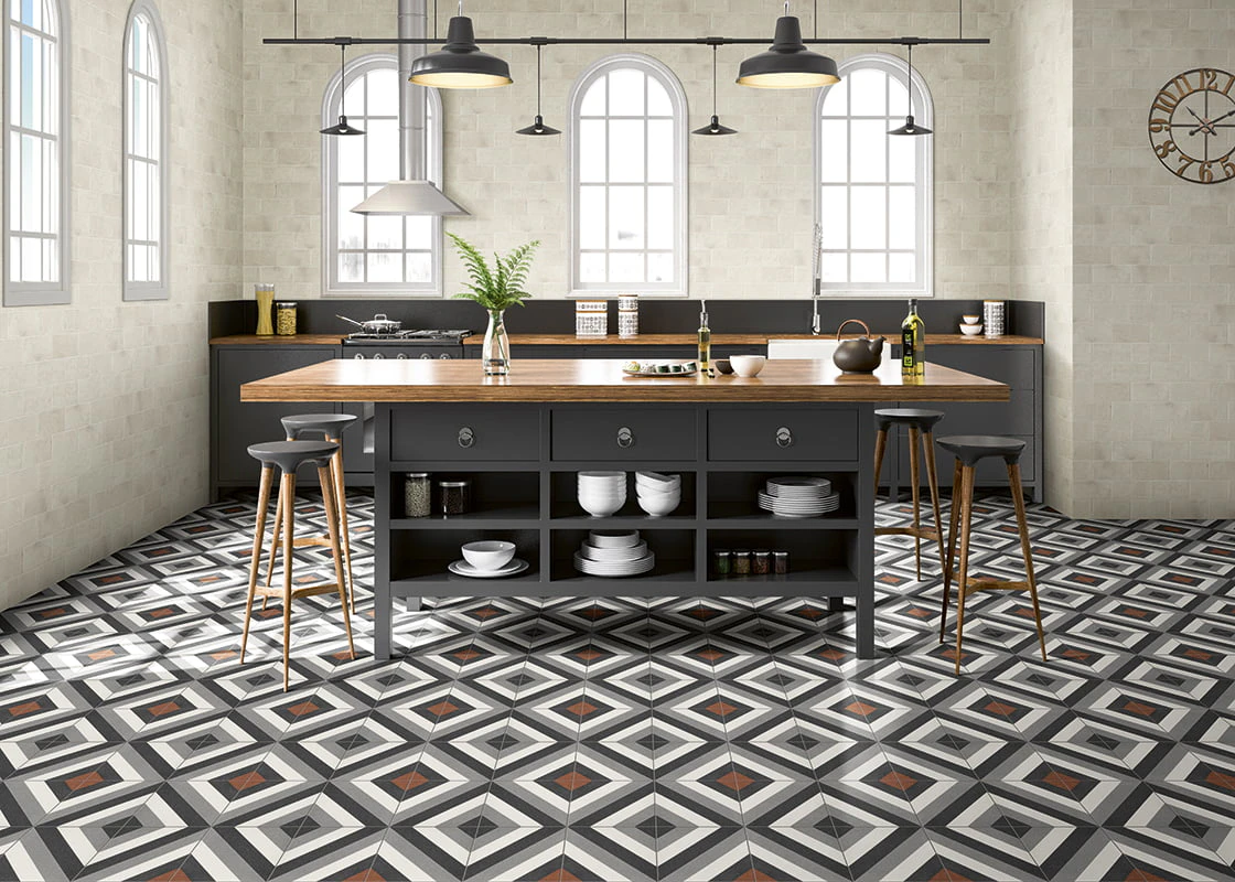 Керамическая плитка Dublin Black 200x200 Mainzu Керамическая плитка Dublin Black 200x200 Mainzu