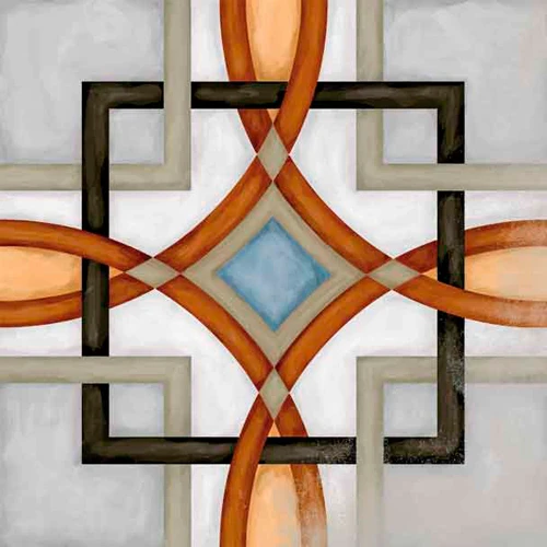 Плитка керамогранитная Fornos Multicolor декор 200x200x8 Vives