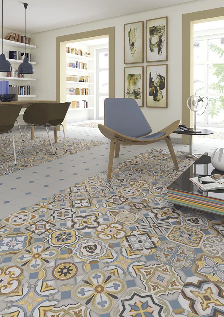 Плитка керамогранитная Fornos Multicolor декор 200x200x8 Vives Плитка керамогранитная Fornos Multicolor декор 200x200x8 Vives