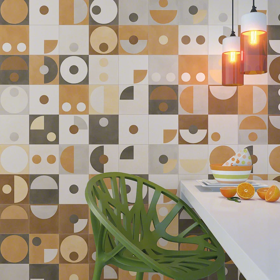 Плитка керамогранітна Pop Tile Popart-R RECT 150x150x8 Vives Плитка керамогранітна Pop Tile Popart-R RECT 150x150x8 Vives