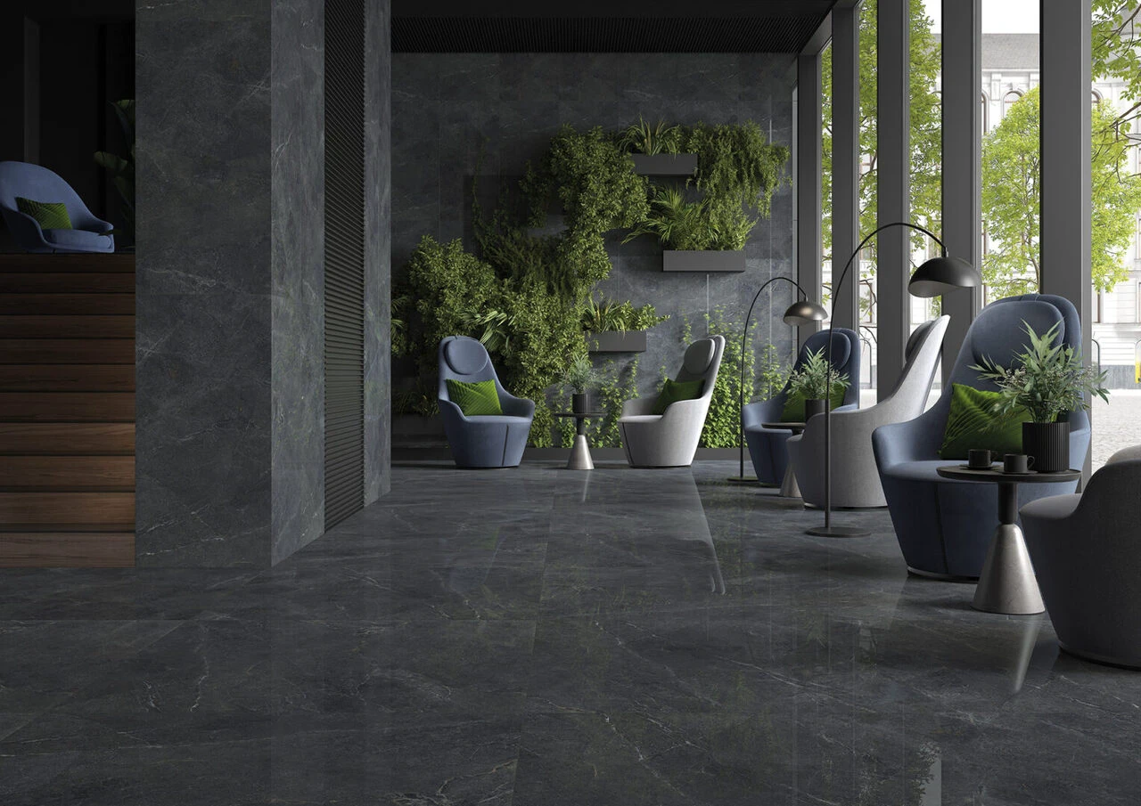 Плитка керамогранітна Distinct Graphite SILKY CRISTAL LAP 1197x2797x6 Cerrad Плитка керамогранітна Distinct Graphite SILKY CRISTAL LAP 1197x2797x6 Cerrad