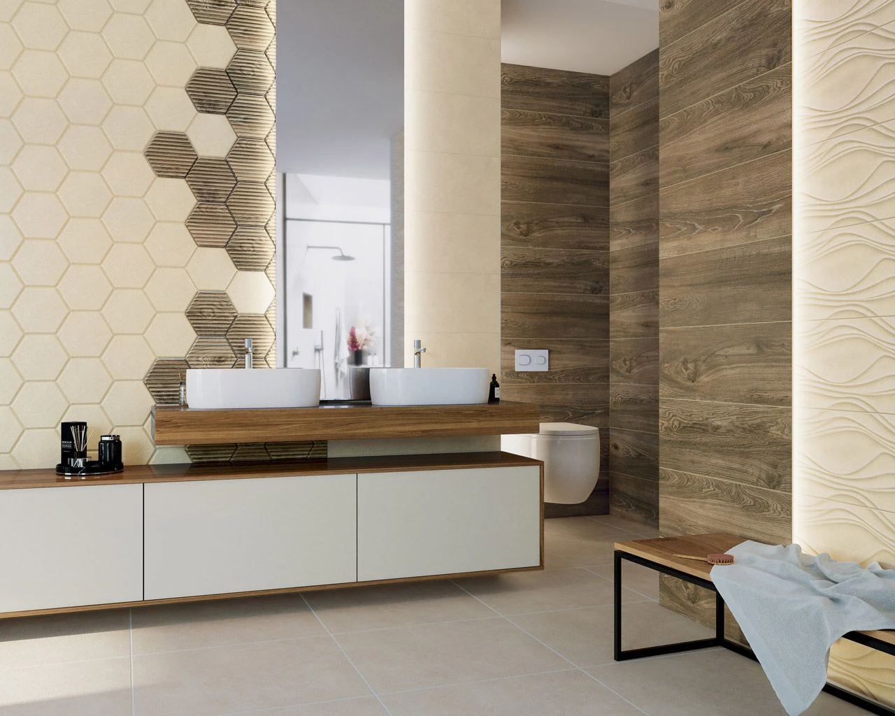 Плитка стеновая Serene Brown RECT 250x750x9 Paradyz Плитка стеновая Serene Brown RECT 250x750x9 Paradyz