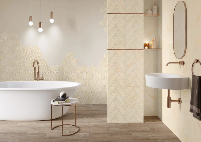 Плитка стінова Illusion Beige STR 300x600x9 Paradyz Плитка стінова Illusion Beige STR 300x600x9 Paradyz