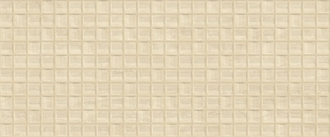 Плитка стінова HCP7 Marvel T 3D Qube Navona Sand MAT 500x1200 Atlas Concorde