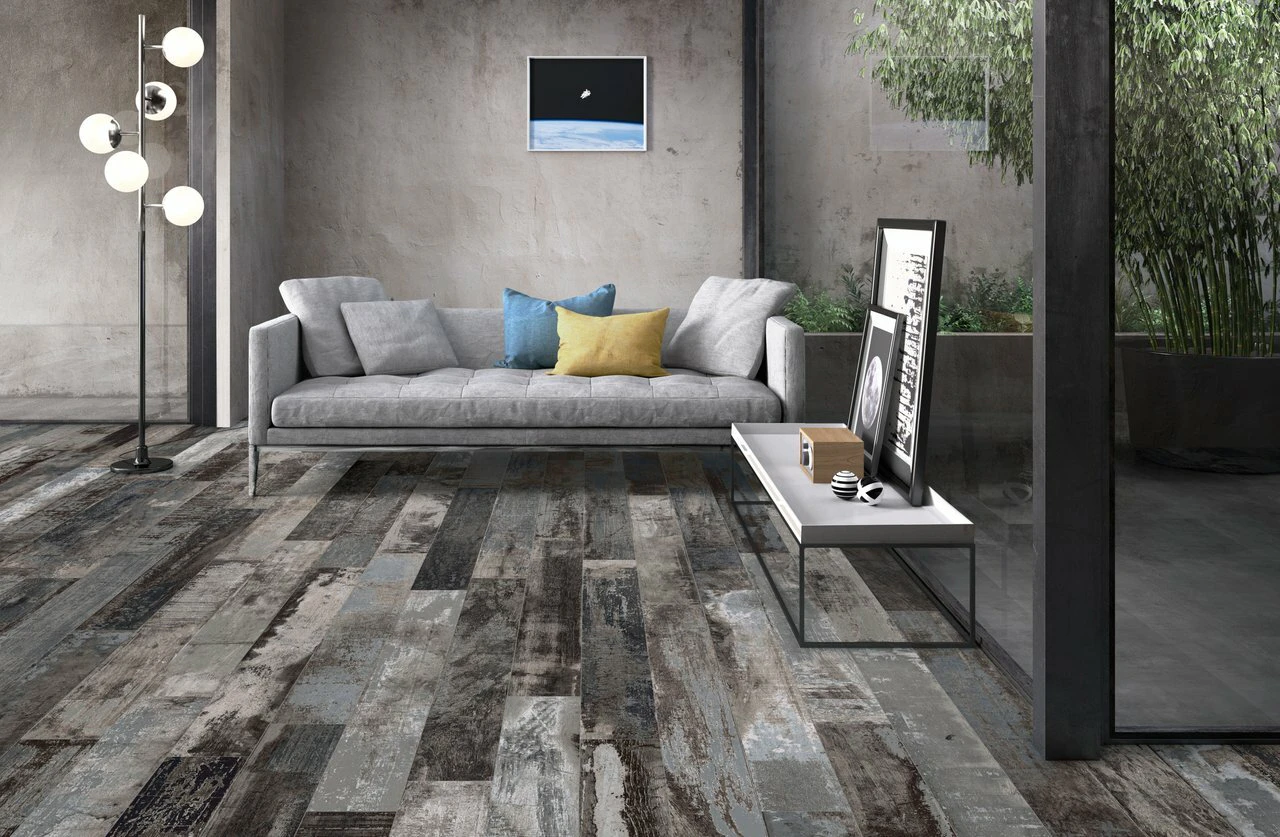 Плитка керамогранитная Colorart Carbon 15120 150x1200x10 Sant'agostino Плитка керамогранитная Colorart Carbon 15120 150x1200x10 Sant'agostino