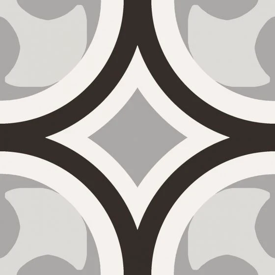 Плитка керамогранитная CSAPBW0120 Patchwork B&W 01 200x200x10 Sant'agostino