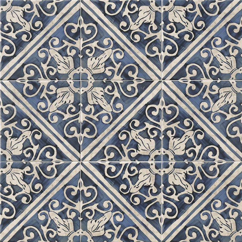Плитка керамогранитная Pav Lisboa Blu 200x200