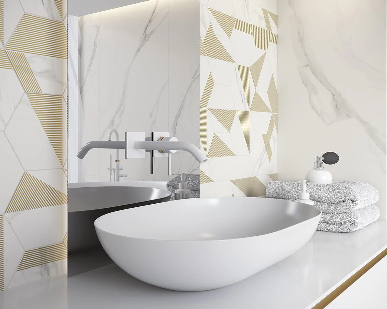 Декор Calacatta Hexagon C 171x198x9,4 Paradyz Декор Calacatta Hexagon C 171x198x9,4 Paradyz
